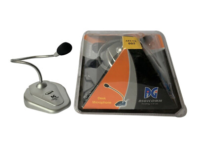 (5,99 /Stk.)Desktop Microphone - 3,5mm - PC Tischmikrofon Skype MSN ICQ Mikrofon