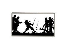 Golf In the Rough Rectangle Pin Badge