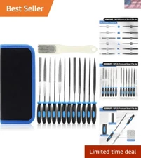 Versatile 13-Piece File Set for Wood, Plastic, Jewelry & Leather Projects
