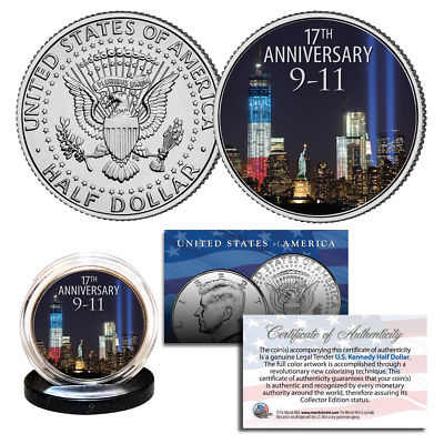 World Trade Center 17th Anniversary 18 Kennedy Half Dollar U S Coin 9 11 Wtc Ebay