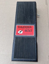 Vintage DeArmond Thunderbolt Guitar Foot Distortion Effects Wah Pedal Bolt Rare