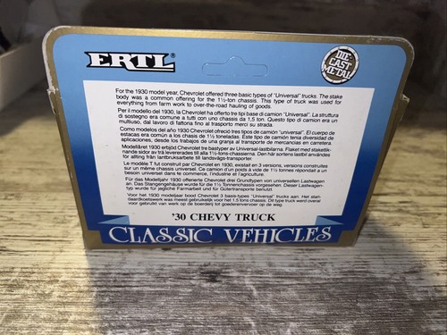 1/43 Scale Ertl Classic Vehicles Replica 1930 Chevy Truck #2861 VC Crozier - Picture 6 of 8