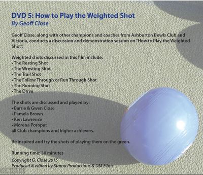 Lawn Bowls Coaching DVD 3 - How to Play the Weighted Shot - 1 DVD - Zone 0
