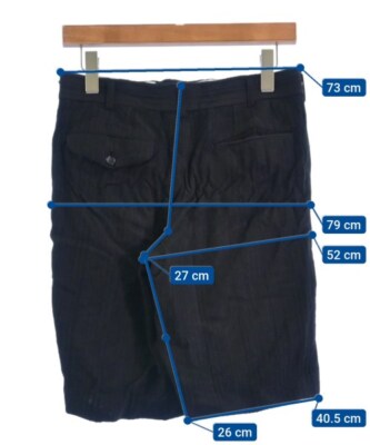 COMME des GARCONS HOMME PLUS Shorts Black XS 2200379237023 COMME des GARCONS HOMME PLUS Shorts Black XS 2200379237023