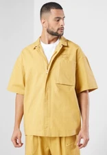 NIKE AIR WHD OVERSHIRT SIZE M (DX7868 725) WHEAT GOLDEN