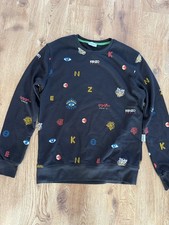 ✔️ Kenzo Sweatshirt Pullover • Herren • Gr. XL  Slim fit •Schwarz • Top Zustand