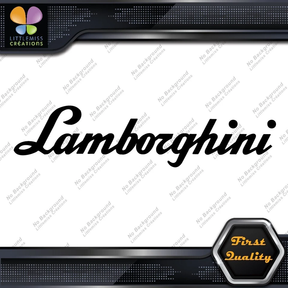 Compatible Lamborghini Cars Luxury Name Simple Lambo Vinyl Decals Stickers - Изображение 3 из 4