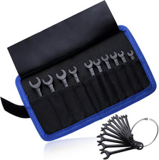 Mini Wrench Set Metric 10-piece Ignition Wrench Set 4-11mm Open End And Box End