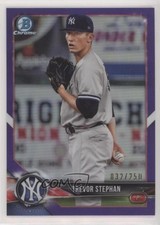 2018 Bowman Chrome Prospects Purple Refractor 32/250 Trevor Stephan #BCP168 08y1