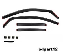 Für BMW X1 E84 Facelift 2011-2013 Regenabweiser 4er Set Windabweiser vorne+hinte