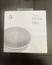 Google Home Mini GA00210-US Smart Assistant Speaker Chalk Color Brand New