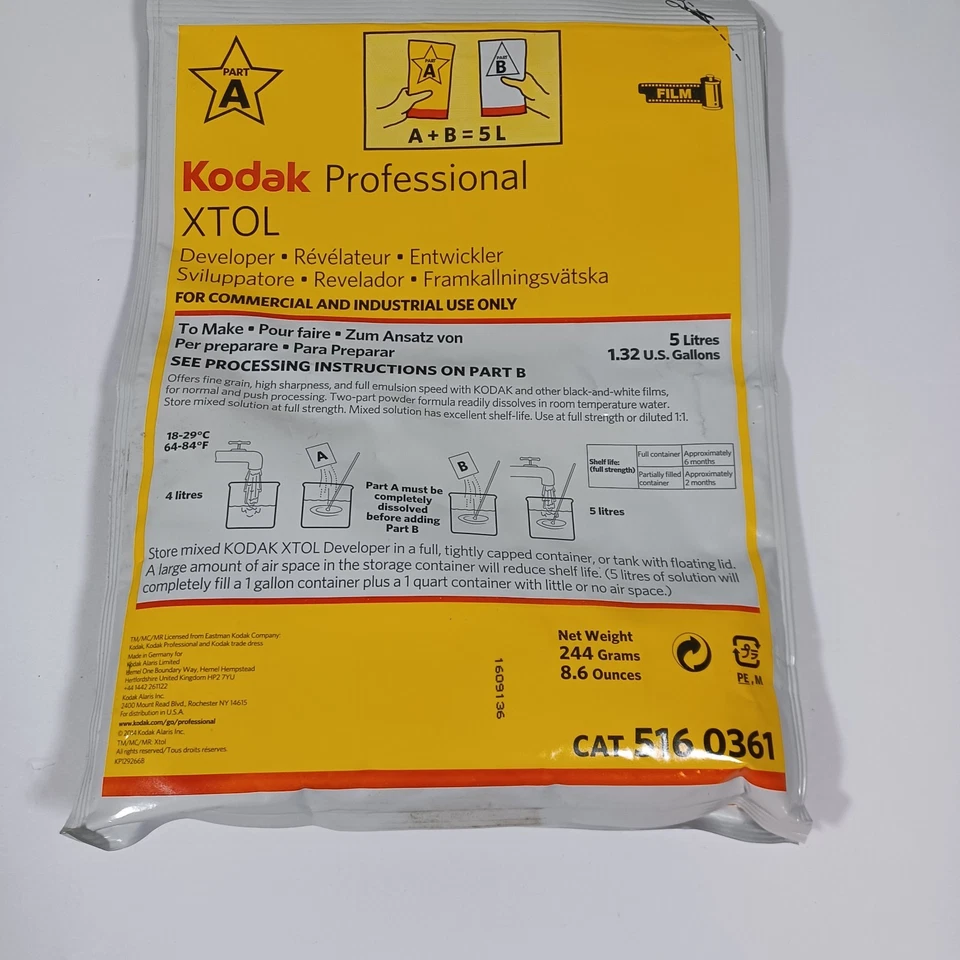 Kodak XTOL Black & White Developer (Makes 5L) - Image 2 of 2
