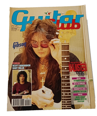 Guitar Club Nr.1 0 Oktober 1994 Yngwie Malmsteen Hendrix Robben Ford Magazin