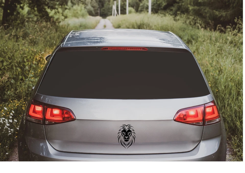 Lion Car Vinyl Decal, Oracal Vinyl, Weatherproof - Image 2 of 4