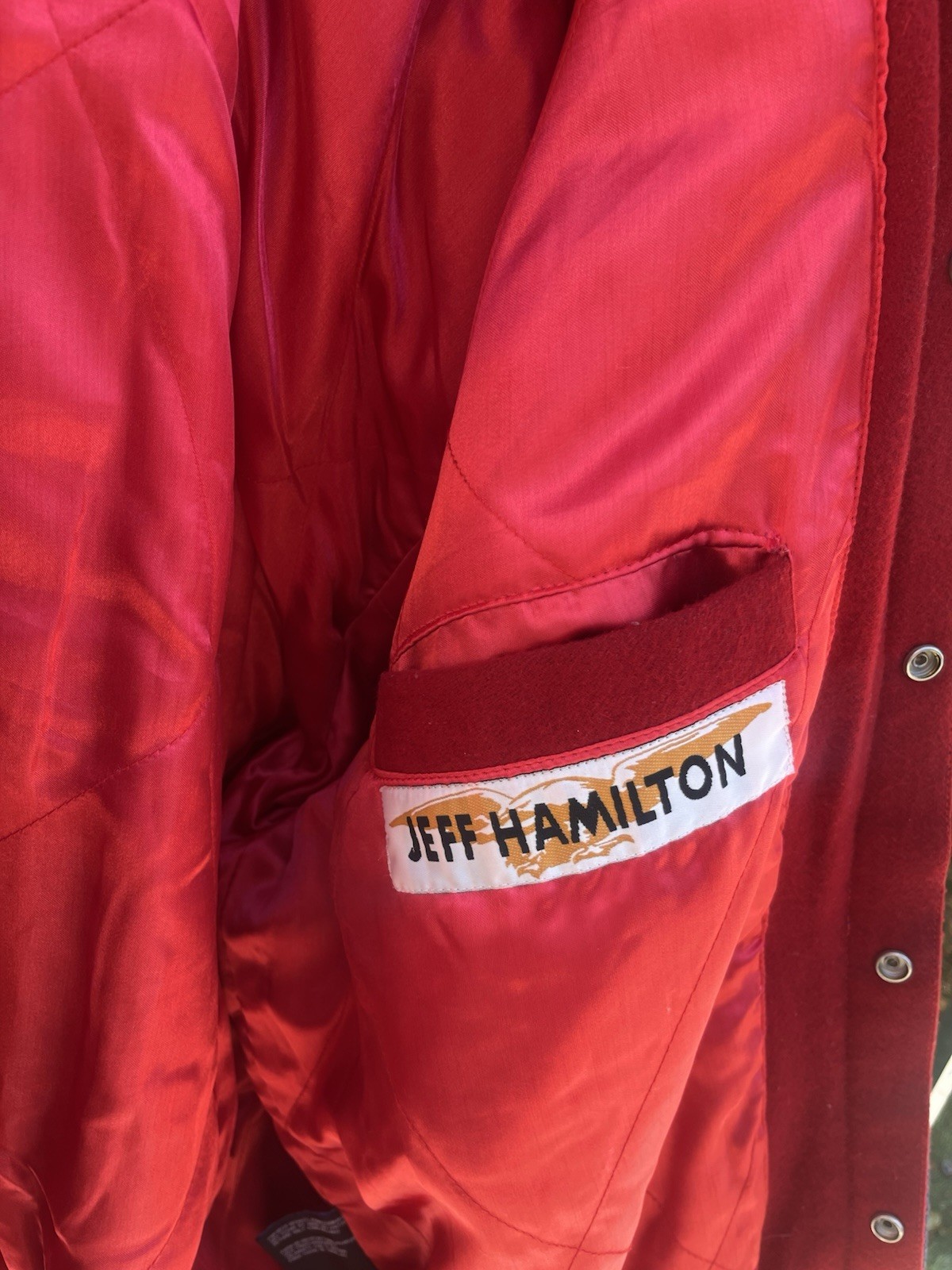 Jeff Hamilton NBA Team Patchwork Jacket Vintage 9… - image 8