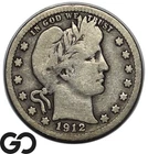 1912-S Barber Quarter