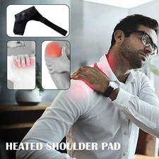 Electric Heating Heated Shoulder Brace Wrap Shoulder Massage Support Belt Str...