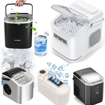Kompakte 12V Eiswürfelmaschine 120W Schnell Eisbereiter Für Camping Reisen Büro