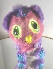 Purple And Pink Blue Owl Hatchimal Plush Motions And Sounds