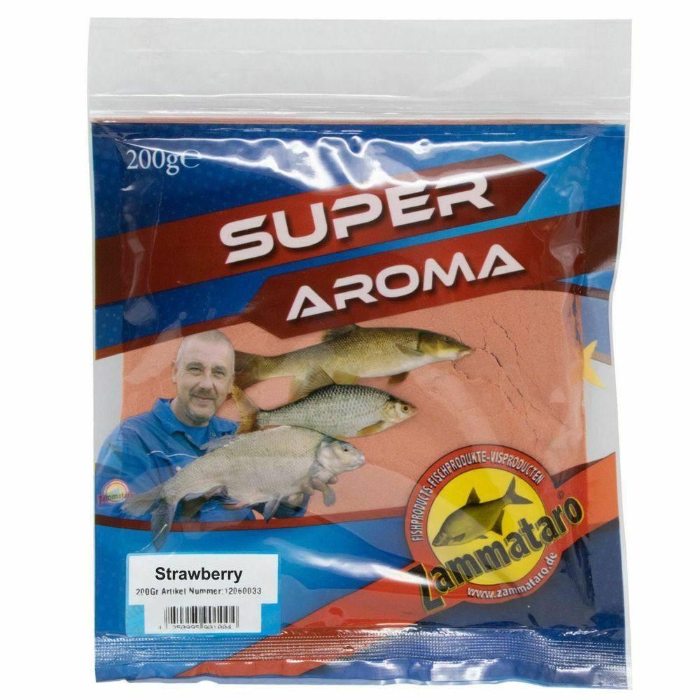Кормушка для кормления Zammataro Super Aroma Strawberry 200 г Futterzusatz Lockstoff Erdbeere Feeder 2190₽