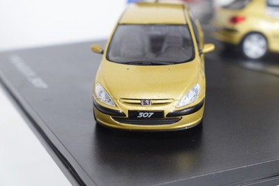 Norev 1:43 Peugeot 307 Restylée 5 Portes Jaune – Miniature Collection