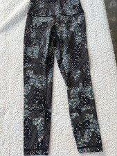 Lululemon Wunder Under Hi-Rise Tight Assemblage Alpine White Multi Size 6