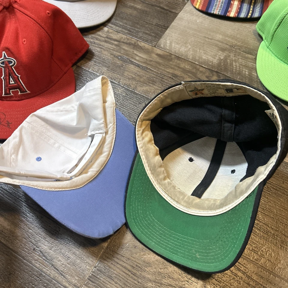 Лот из 9 винтажных бейсболок спортивные специальности американская игла спортивные смешанные - Изображение 4 из 4