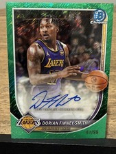 2025-26 Bowman Dorian Finney-Smith Chrome Autographs Green Shimmer Refractor /99