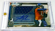 2014 David Fales Topps Strata Clear Cut Autograph Relic Rookie Card #CCAR-DFA. rookie card picture