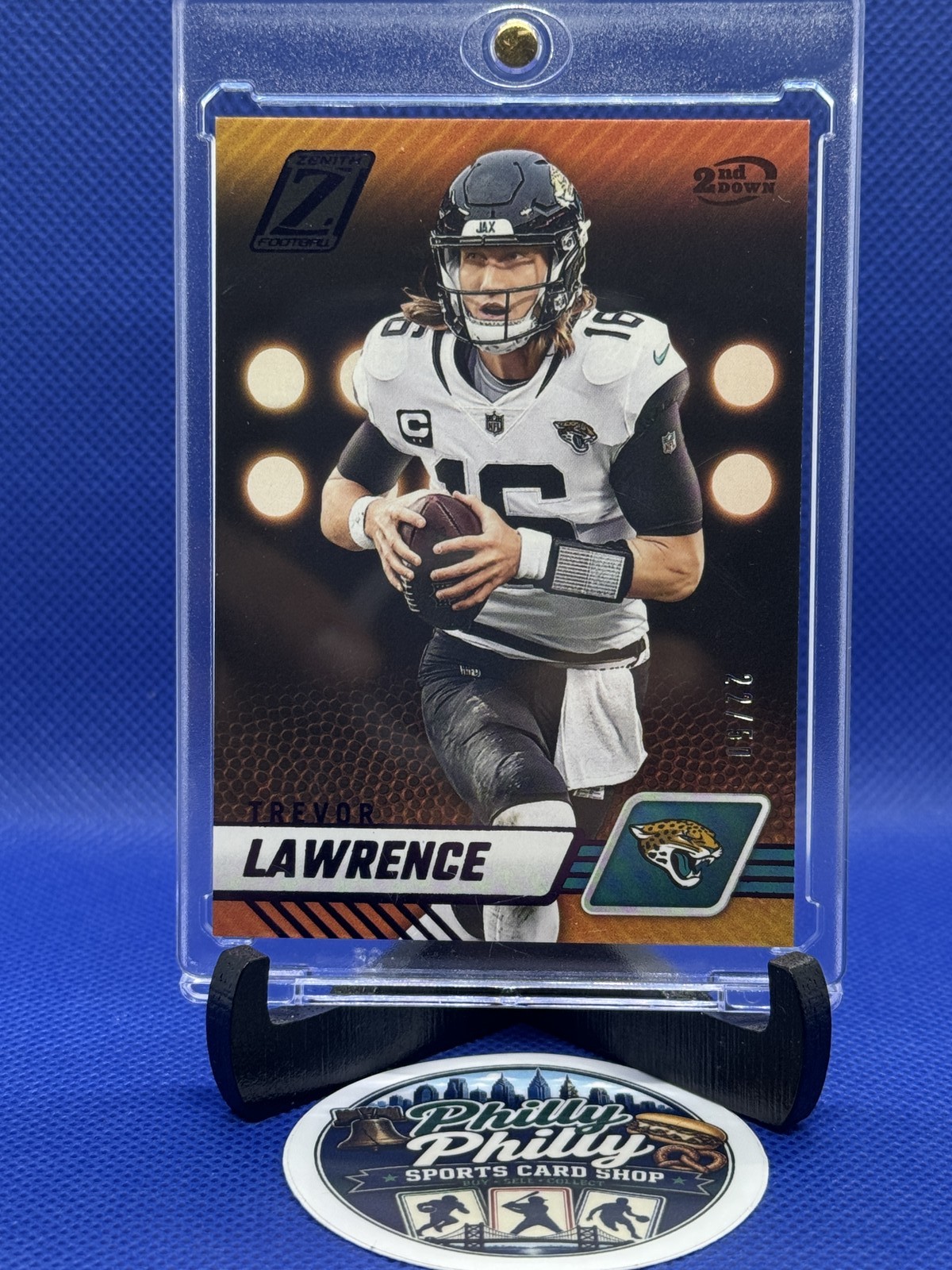 2022 PANINI ZENITH 2ND DOWN CONTENDERS FOOTBALL #46 TREVOR LAWRENCE /51
