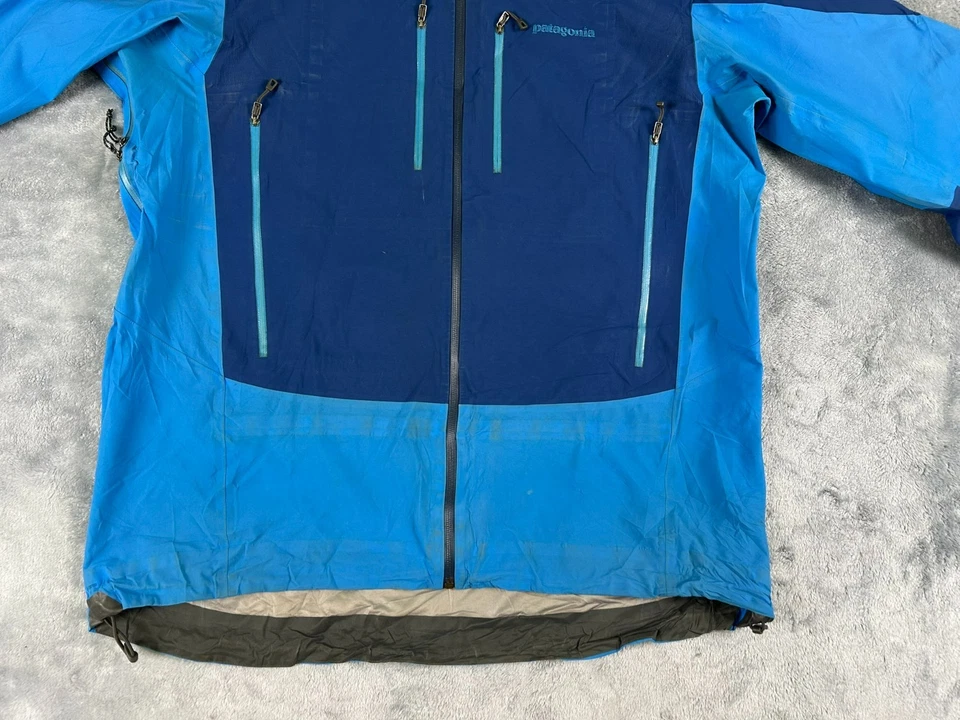 PATAGONIA TRIOLET GORE-TEX МУЖСКАЯ КУРТКА БОЛЬШОЙ СИНИЙ С КАПЮШОНОМ - Изображение 3 из 4