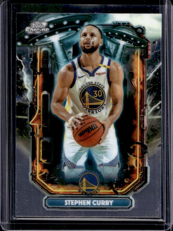 2025-26 Topps Cosmic Chrome Stephen Curry Extraterrestrial Talent #ET-5 Warriors