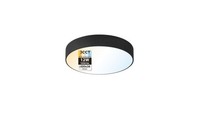Plafon Natynkowy LED 12W, 1050Lm, 3CCT, IP20, OkrąGłY, Czarny, Catalina Horoz HO