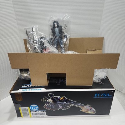 DC Multiverse Lobo & Spacehog  McFarlane Toys Gold Label W/ Dog New In Open Box