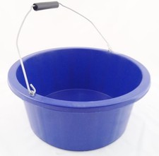 Shallow/Feeder Bucket 15L 3 Gallon – Heavy Duty Multi-Purpose Tub Blue