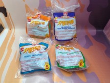 Spiderman McDonalds Happy Meal Toys 1995 Lot of 4 Sealed 2, 3, 6,  8