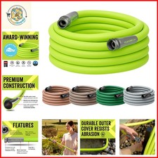 Garden Hose 5/8 in. x 50 ft., Lightweight All-Weather Water Hose, Durable and...