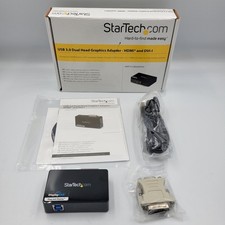 NEW StarTech USB 3.0 to HDMI and DVI Dual Monitor External Video Card Adapter