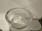 Vintage Set of Six Clear Acid Etched Crystal Open Salt Cellars Uranium UV Glow — photo 8