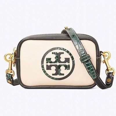 NWT Tory Burch Perry Bombé Color-Block Mini Bag - New Cream