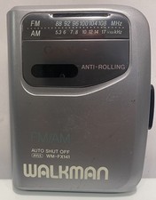 Sony Walkman WM-FX141 Portable Cassette Player Gray AM/FM FOR PARTS OR REPAIR