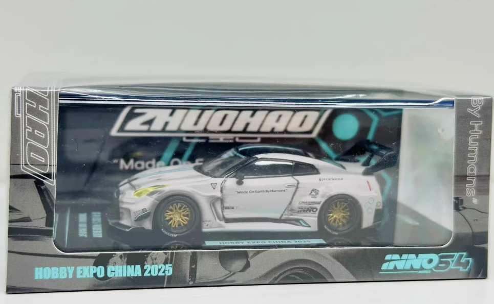 イノモデル 1/64 日産 GT-R R35 ワイドボディ HEC2025 INNO64 1/64 GT-R R35 Widebody Zhouhao Liu HEC Beijing 2025 Model