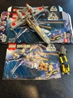 Lego Star Wars: X-Wing Fighter 7140 Manual, Minifigures, Box (flattened)