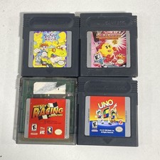 Ms. Pac-Man Mickey's Racing Adventure 4 Nintendo Game Boy Game Lot 1990s