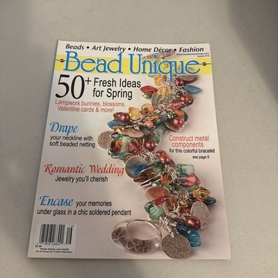 Bead Unique Mag./ Issue #16/2008/Spring/Beads/Art Jewelry/Home Decor/Fashion T90