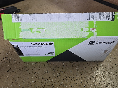 Lexmark 52D1X0E Extra High Yield Toner Cartridge Genuine OEM Original