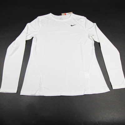 Nike Pro Dri-Fit Long Sleeve Shirt Women's White New with Tags | eBay