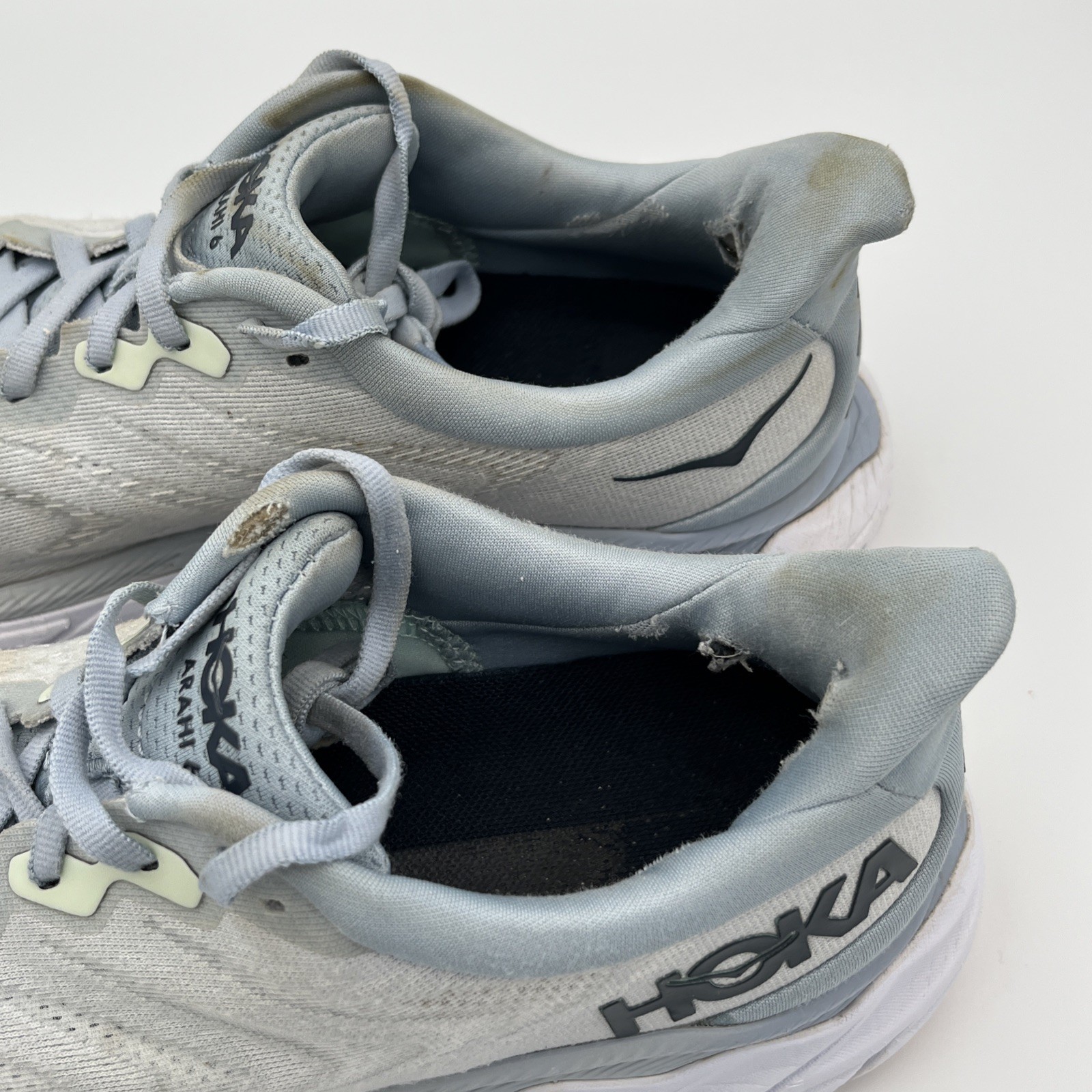 Hoka One One Arahi 6 Sneakers Womens 10 B Blue Athletic Running Shoes FLAWS thumbnail 7