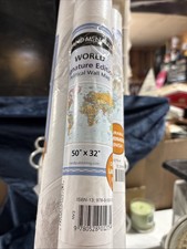 2015 Rand McNally Signature World Political Wall Map 50x32 Laminated New Sealed
