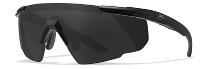 Wiley X Saber 302 Z87 Ballistic Advanced Safety Shooting Glasses Gray Lenses